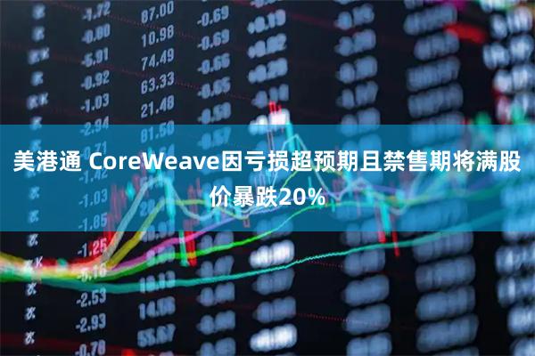 美港通 CoreWeave因亏损超预期且禁售期将满股价暴跌20%
